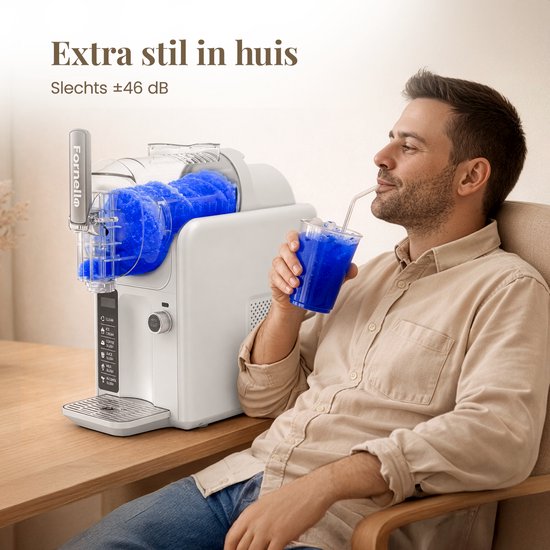 Fornello Slushmachine Wit - Ijsmachine van Merkloos — afbeelding 3