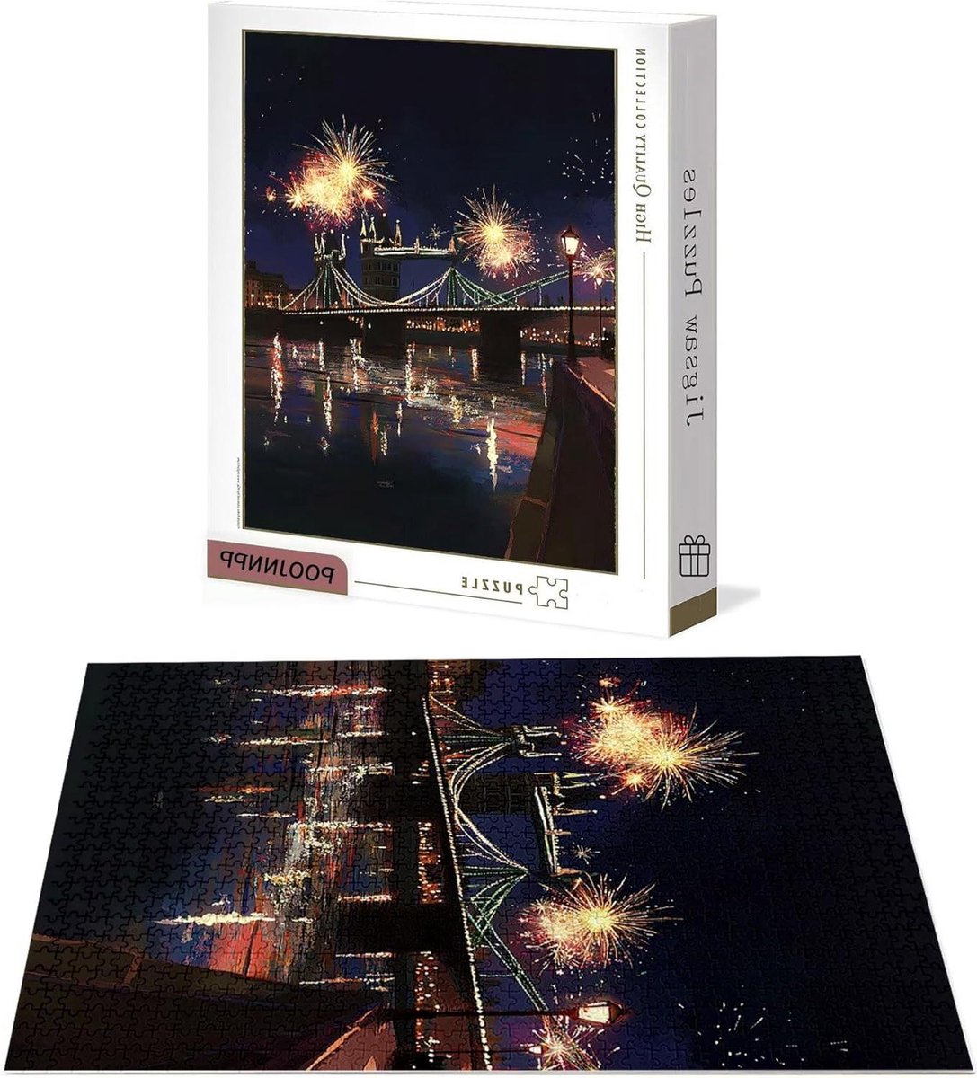 Houten Puzzel - Legpuzzel Volwassenen - Ontspanning Thuis - Genummerde Rugzijde - 3000 stukjes - Multicolor