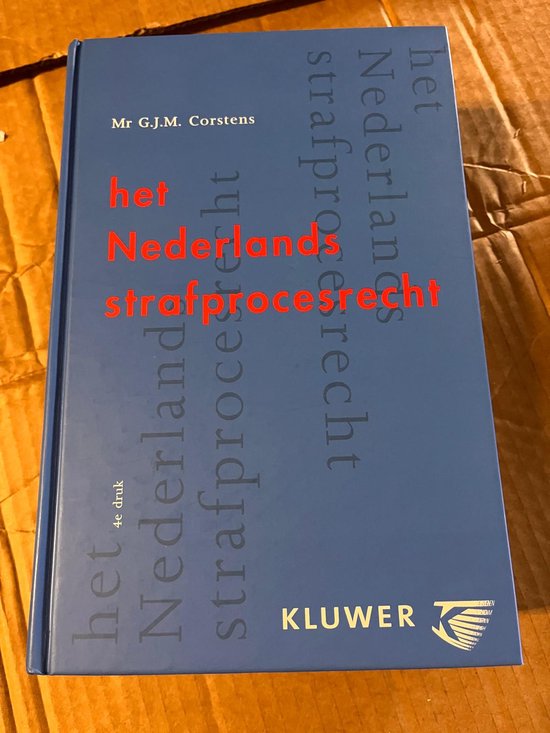 Nederlands Strafprocesrecht 4Dr - cover