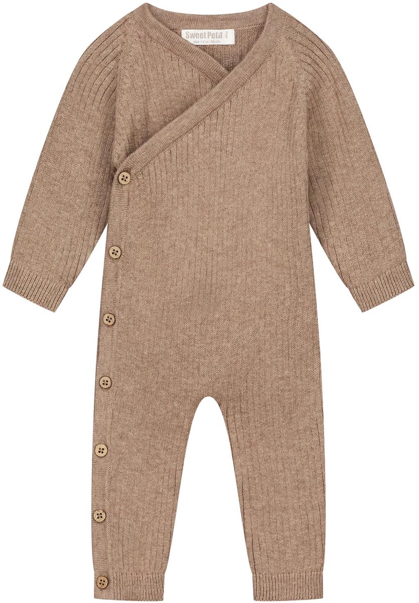 Sweet Petit Mini boxpakje - Voor jongens en meisjes - Unisex - Bruin - Maat 56