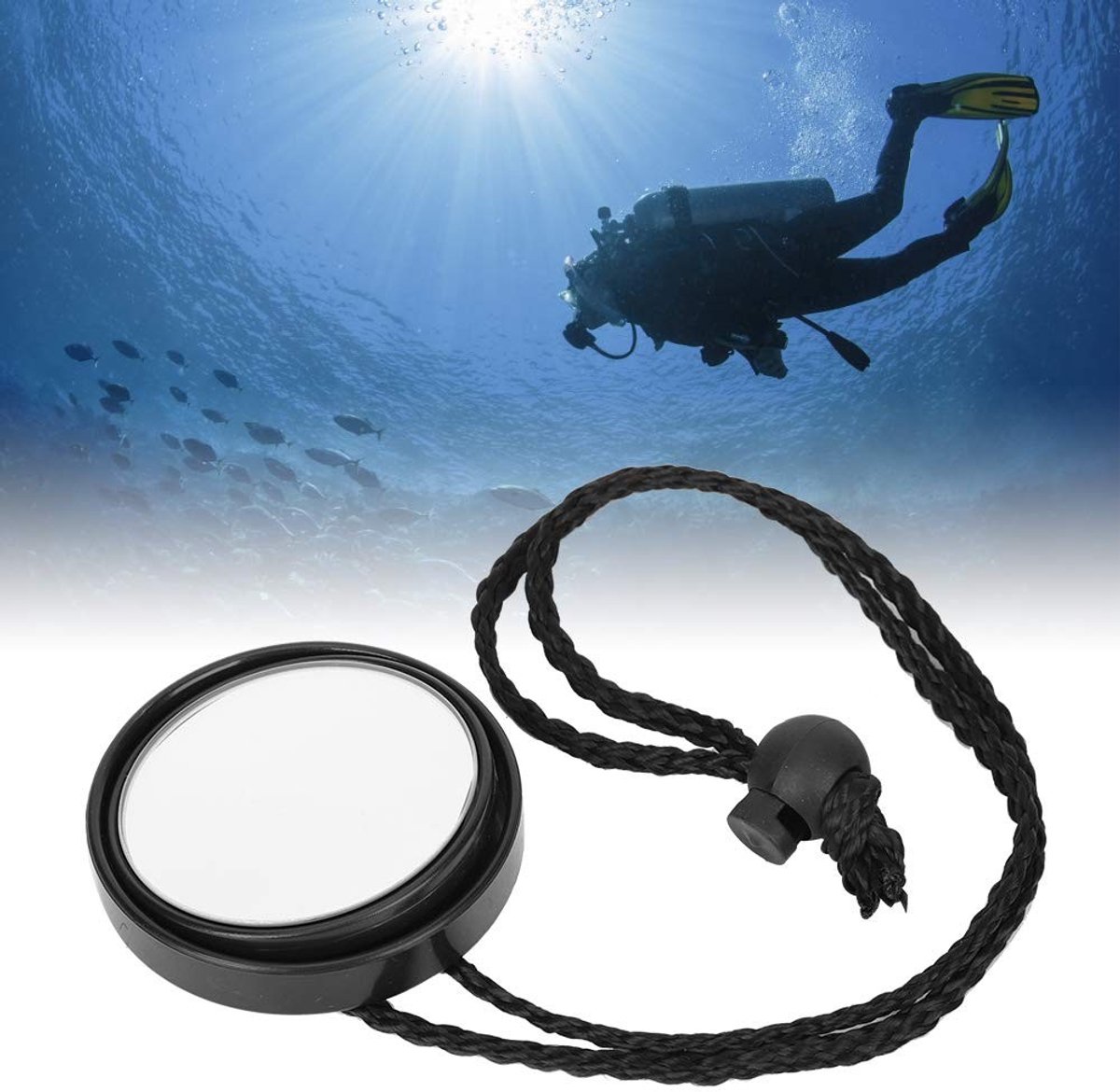 ONF3 - Duikspiegel 360 graden - Professioneel en Compact - Snorkelen en Bootduiken - Duikaccessoires - Ideaal voor Onderwaterervaring - Geschikt...