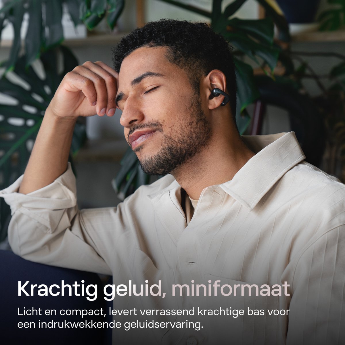 Shokz OpenDots ONE Open-ear Clip-on Oortjes – Dolby Audio – Draadloze Oordopjes – Zwart thumbnail 6