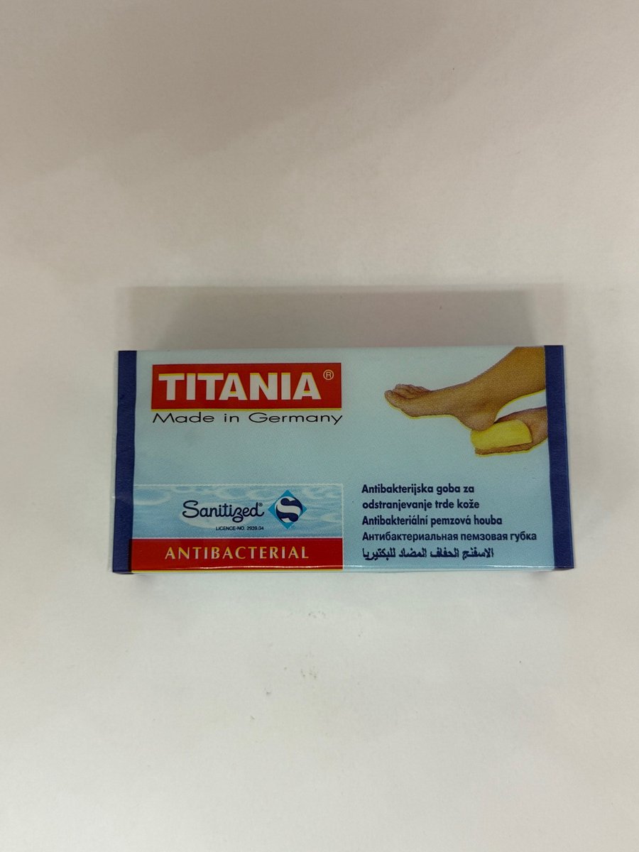 Titania Antibacteriële Puimspons