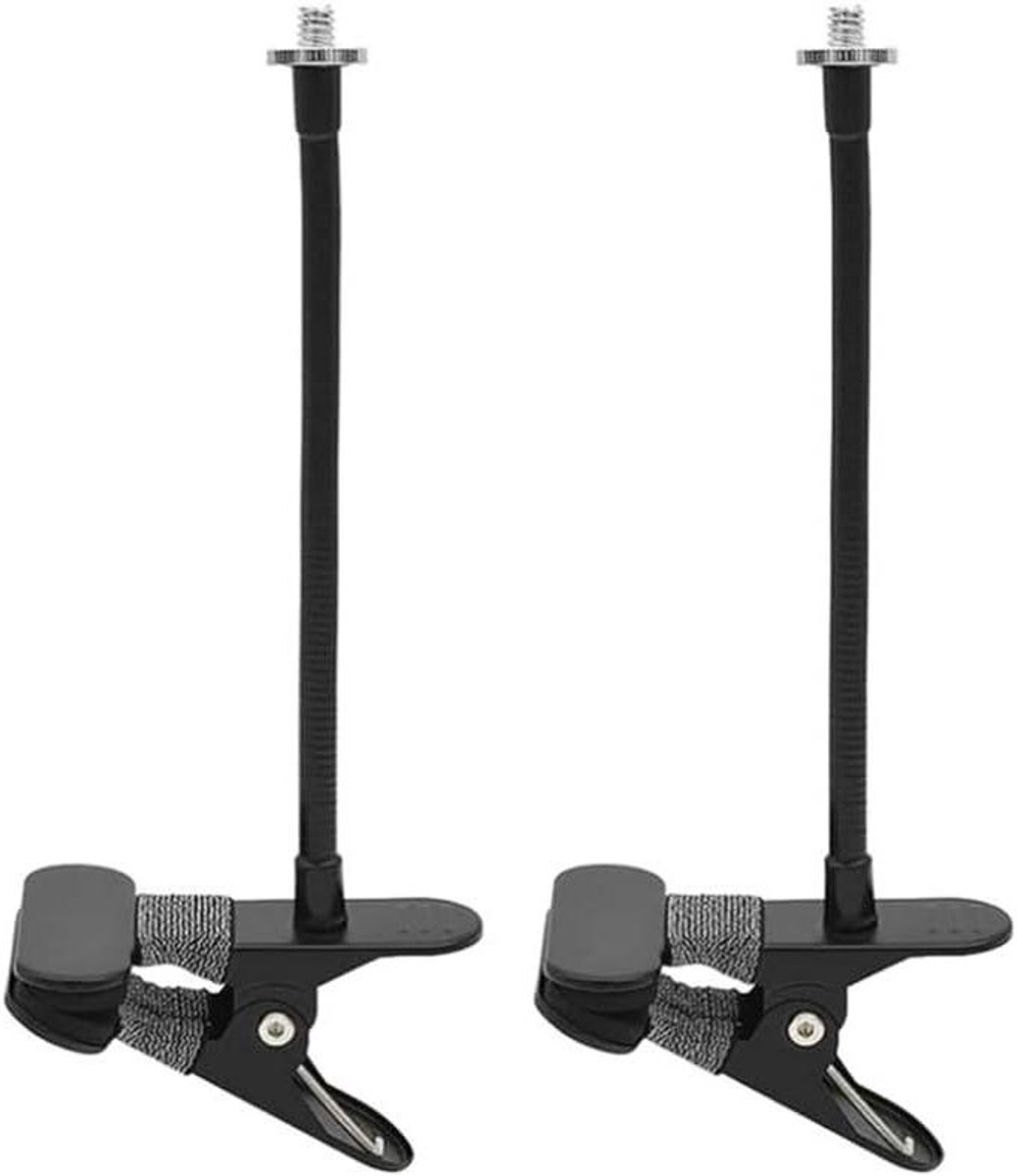 Flexibele Camera Mount - Zwanenhals Beugel - Beveiliging Verbeteren - Gereedschapsloze Installatie - 18x25x8 cm - Zwart