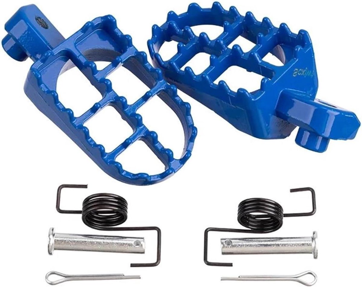 Motorfiets Voetsteunen - Motor Accessoires - Comfortabel Rijden - Universele Montage - 4.33 inch Lengte - Aluminium