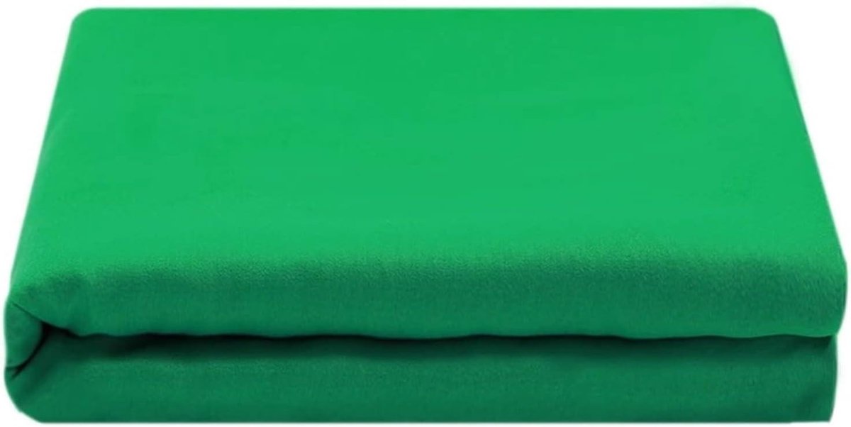Opvouwbare Achtergrond - Groen Scherm - Studio Fotografie - Lichtdicht Materiaal - 3x4m - Groen