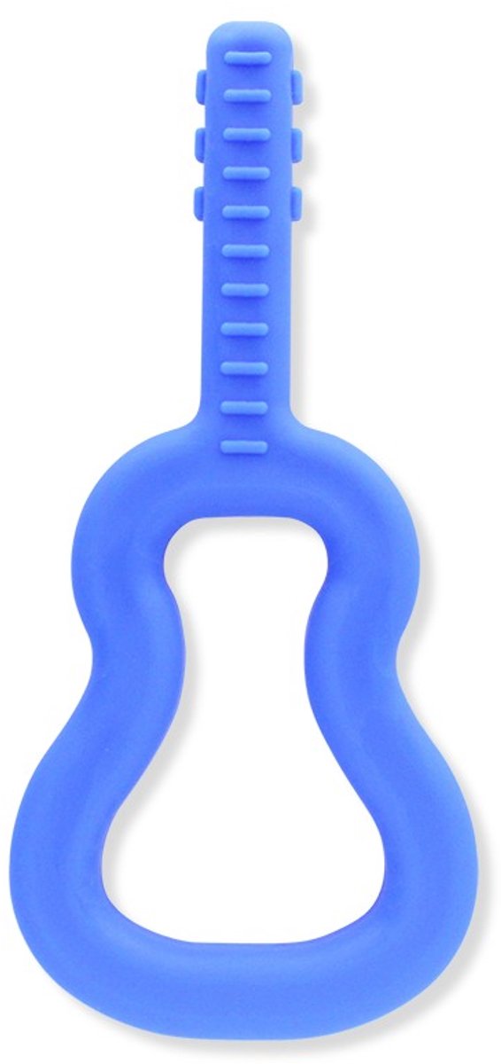 ARK Therapeutic kauwspeelgoed gitaar sensorisch speelgoed XXT blauw.