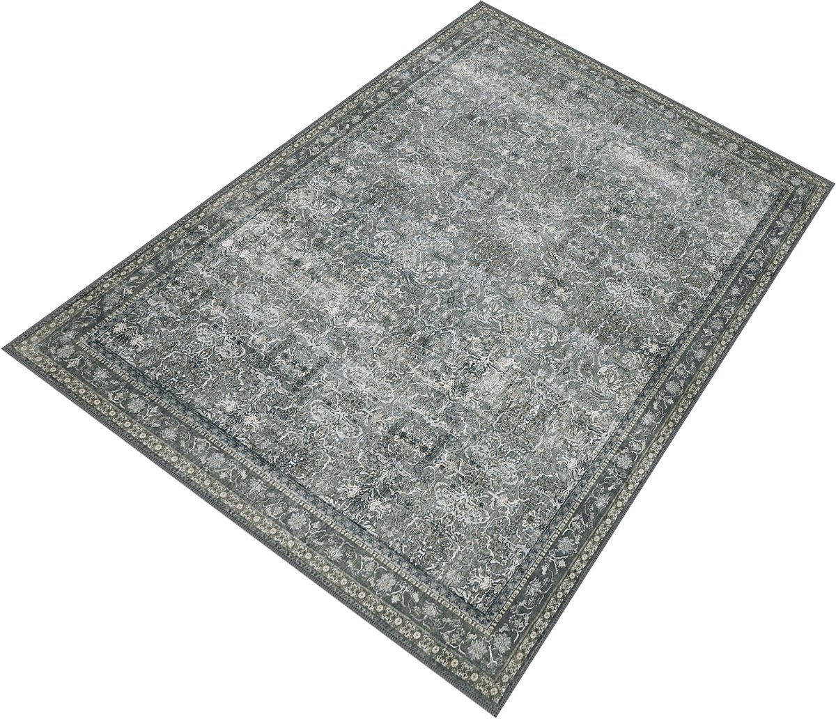 SONGMICS HOME - Tapijt - Vintage Stijl Vloerkleed - Antislip - Wasbaar - Voor Woonkamer en Slaapkamer