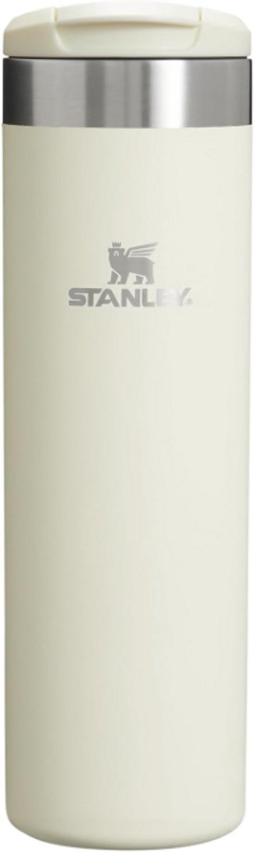Stanley AeroLight Transit Bottle 20oz (Cream) – Lichtgewicht Geïsoleerde Drinkfles & Thermosbeker – Lekvrij Met Drinkdeksel – BPA-vrij RVS