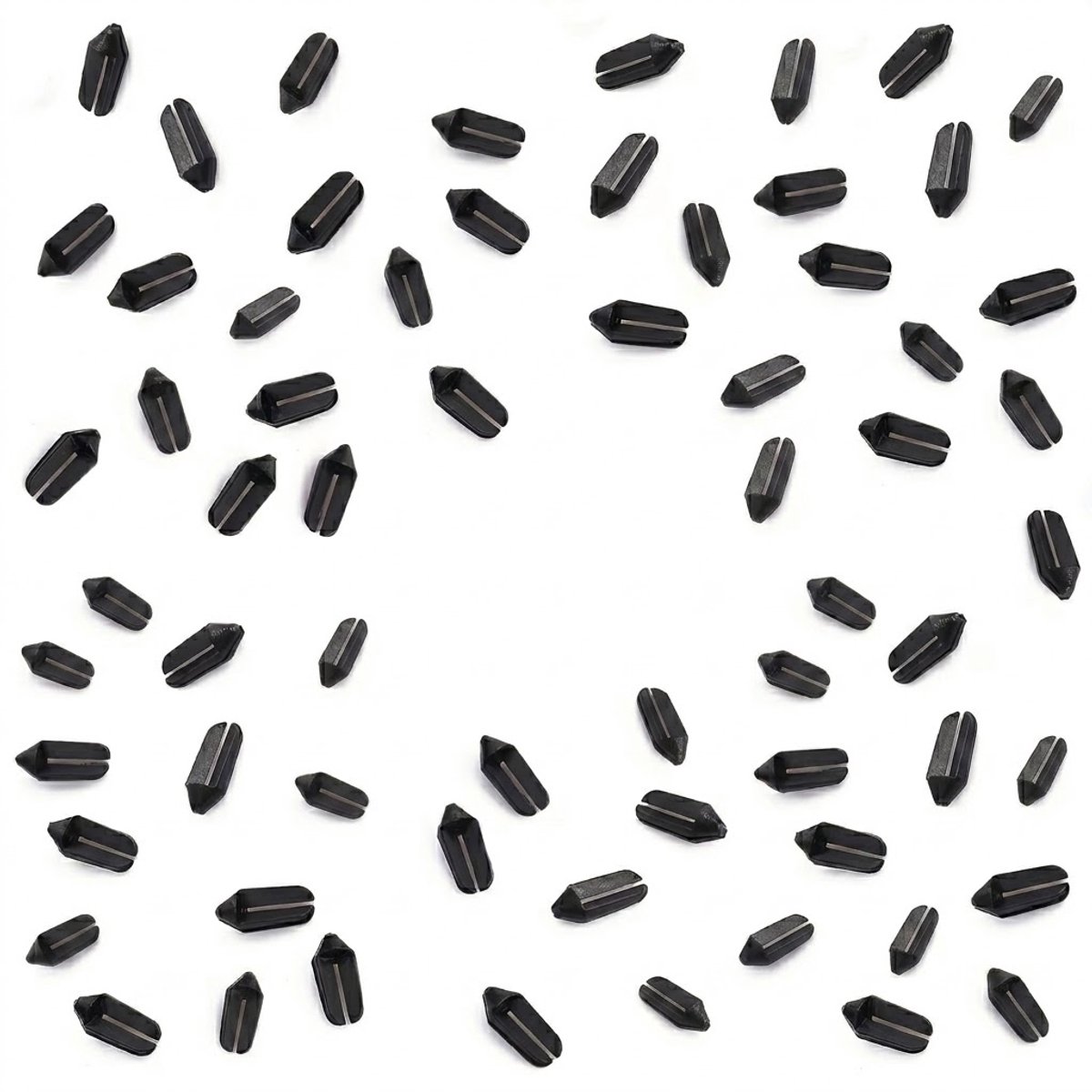 Zwart dart flight beschermers set - dart flight beschermers voor heren en dames - PVC dart flight protector voor bescherming van dart flights - dart accessoires - set van 40 dart flight beschermers