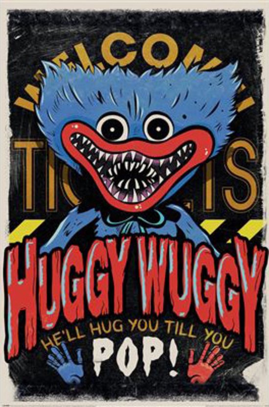 Poster Poppy Playtime - Huggy Wuggy 61x91,5cm