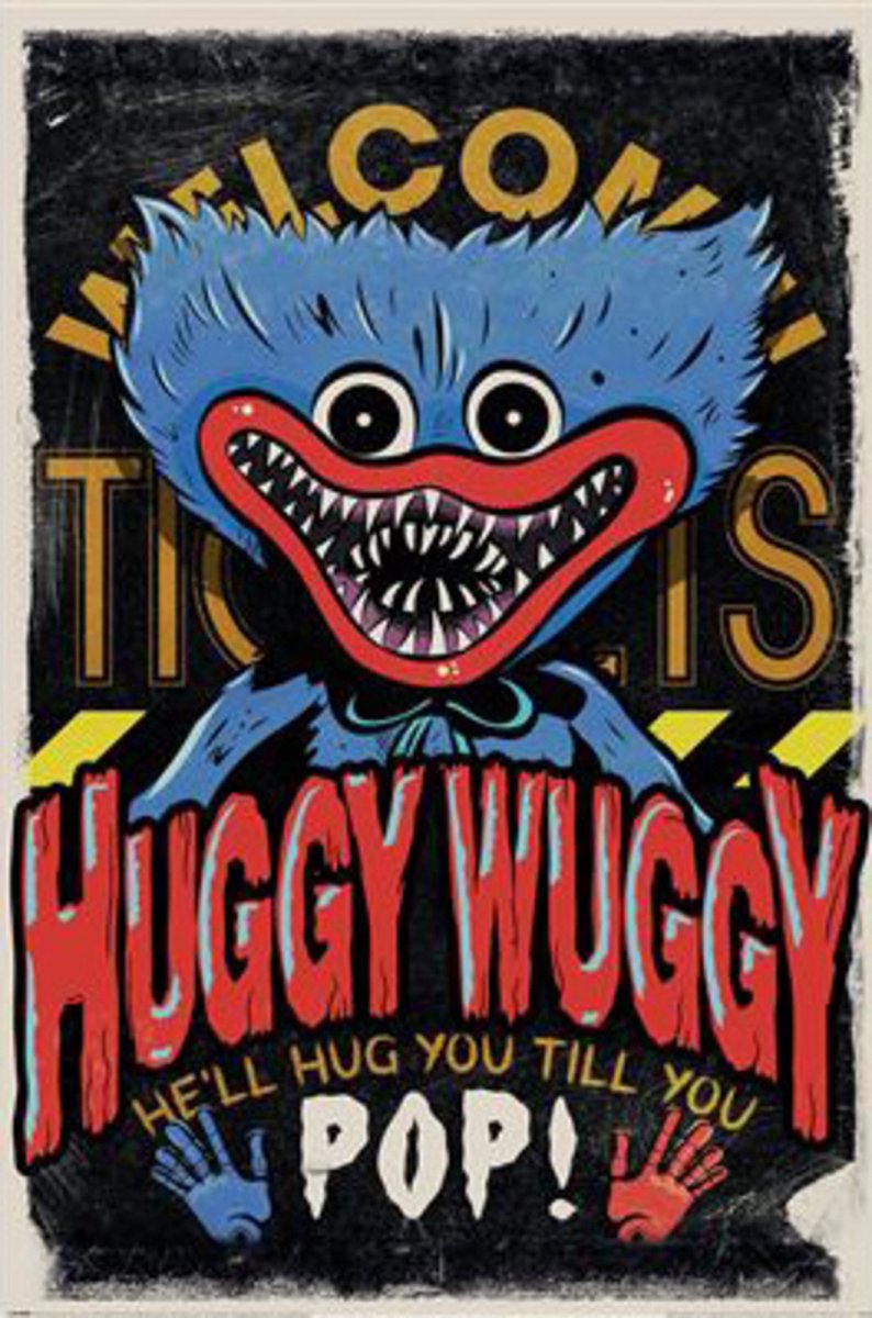 Pyramid Poster Poppy Playtime - Huggy Wuggy 61x91,5cm Divers