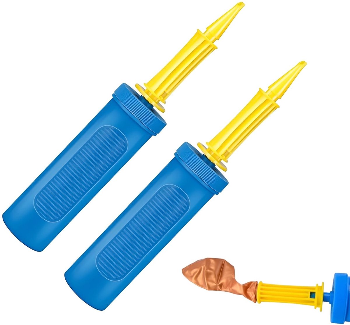 aladdien - Ballon Pomp - Snelle 2-Weg Luchtpomp - 2-Pack Formaat - Voor Feesten Verjaardagen - Ideaal voor Party's - Gemakkelijk in gebruik