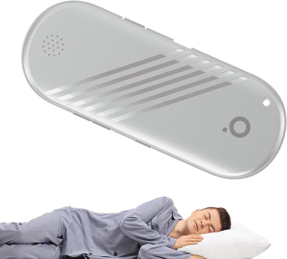 Slaap Luidspreker Kussen - Onder Kussen Speaker - Rustig Slapen - Beengeleidingstechnologie - 13.2 x 5.2 x 1.5 cm - Zwart