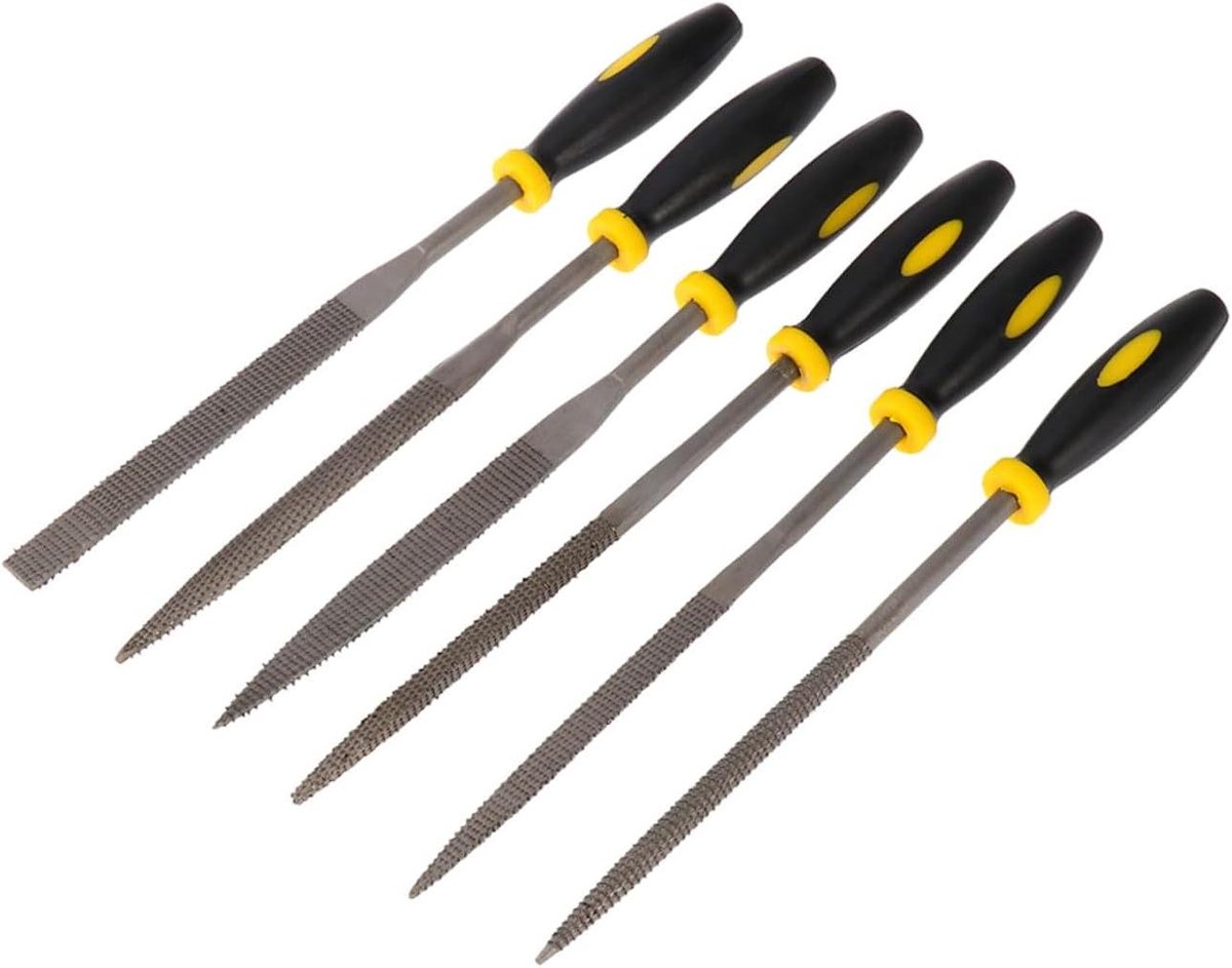 Mini Houtvijl Set - Hout Rasp Gereedschap - Houtbewerking Precisie - Antislip Handgreep - 16 cm - Multi