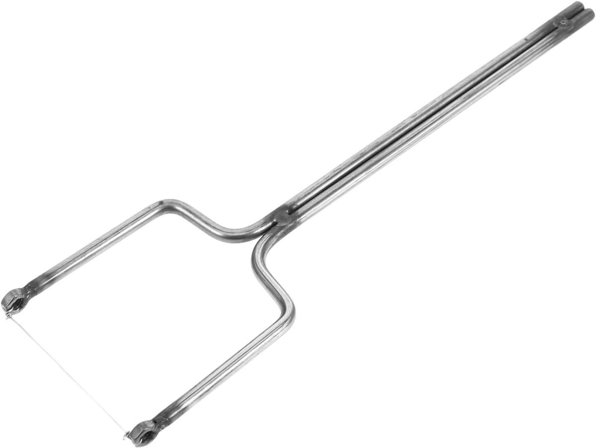 Stalen Klei Snijder - Keramiek Snijgereedschap - Klei Modelleren - Ergonomisch Ontwerp - 20 cm - Zilver