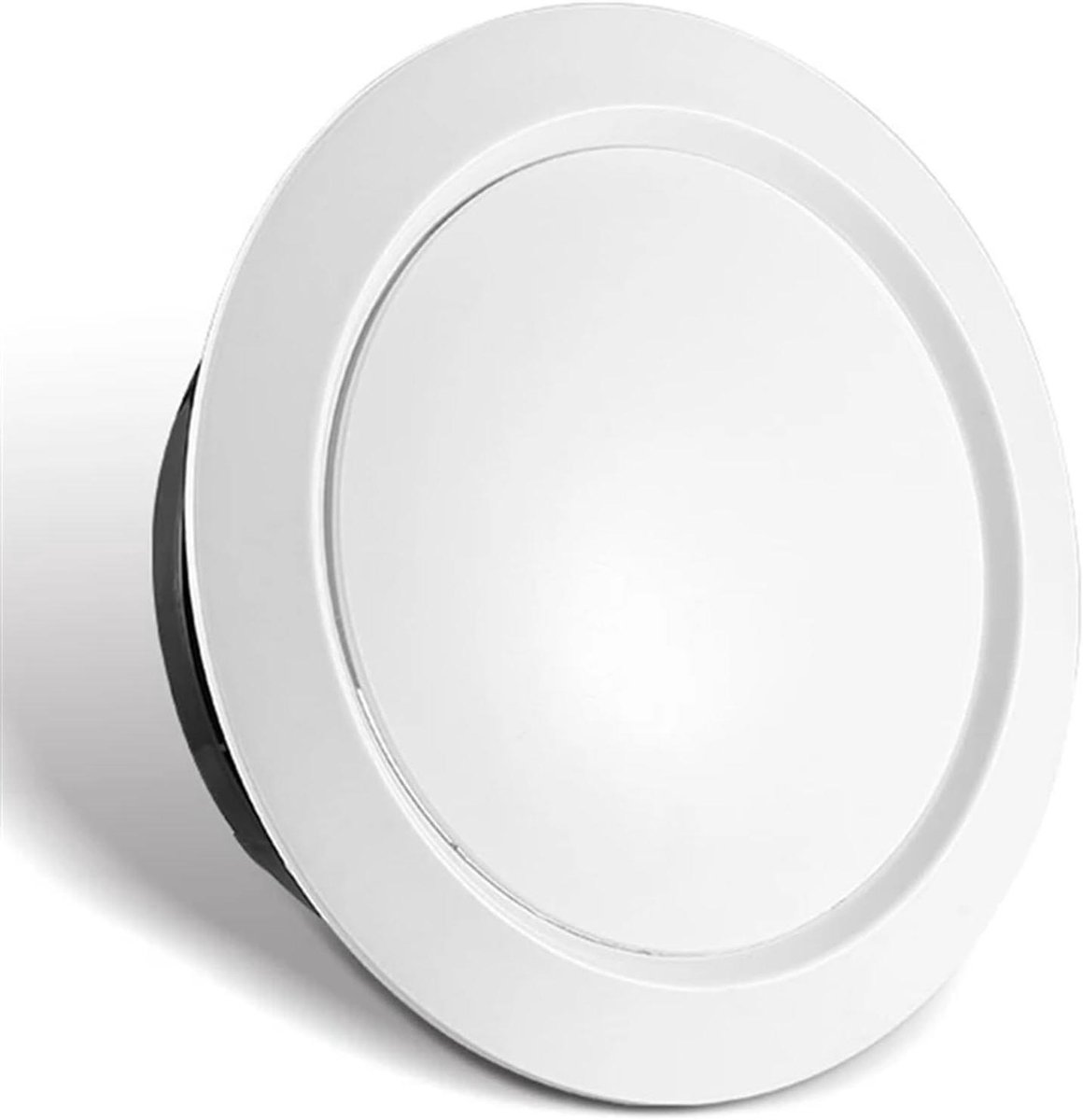 Plafondventilatierooster - Ventilatierooster afdekking - Luchtstroom optimaliseren - Ingebouwd scherm - 2.54 cm - Wit