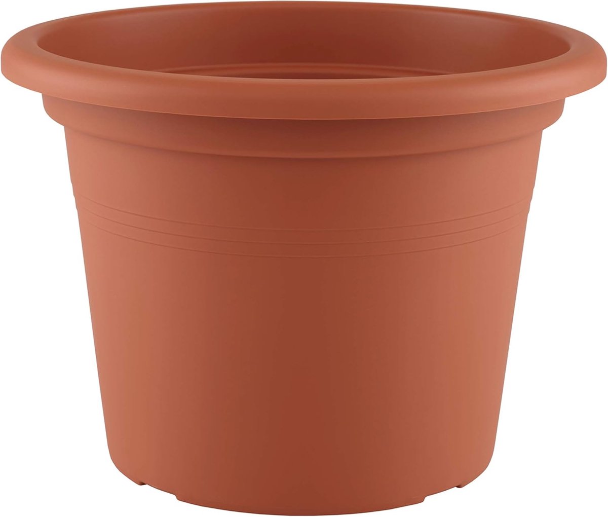 Famanu – Ronde terracotta pot met traditioneel design, verkrijgbaar in verschillende maten en kleuren, perfect voor traditionele tuinen