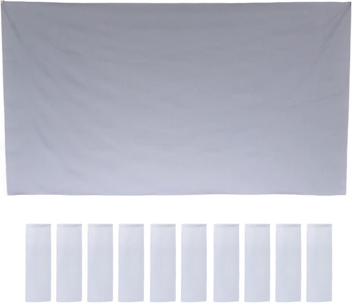 Projectiescherm - Opvouwbaar Beeld - Thuisbioscoop Creëren - Kreukvrij polyester - 60 Inch - Wit