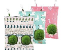 3-Pack Hooi Zak voor Kleine Huisdieren - Hangstation voor Voeding van Cavia's, Konijnen en Chinchilla's