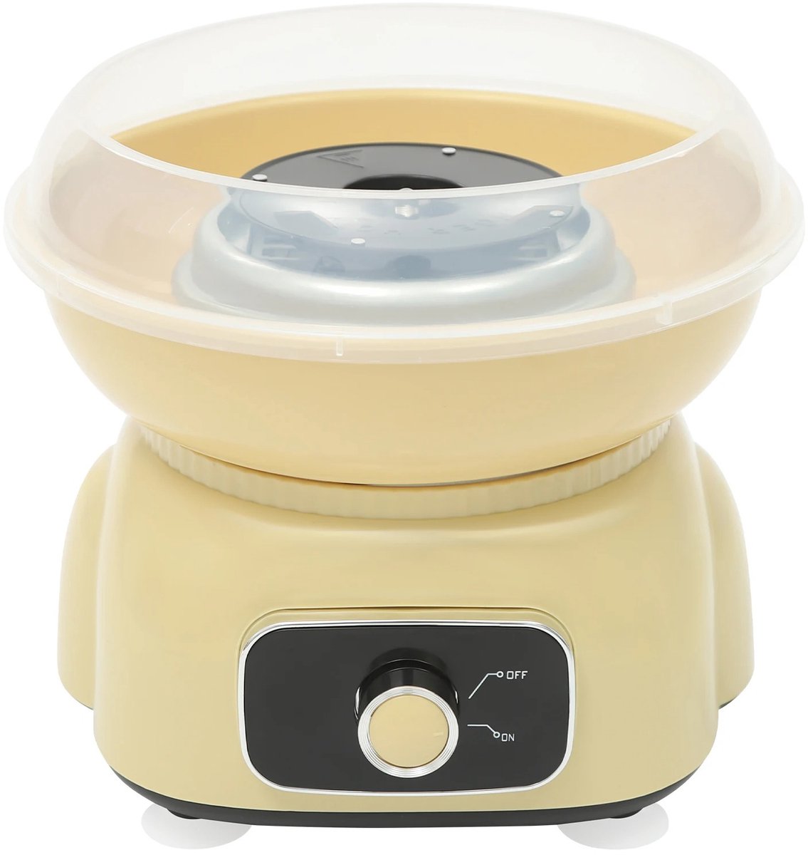Velori Suikerspinmachine Geel Astronaut 500W - Suikerspin Maker - Cotton Candy Machine - Elektrisch - Kinderfeestje - Verjaardag - Snelle Opwarmtijd 3 Seconden