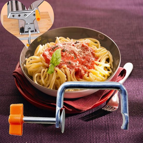 Houder voor Pastamachine - Handmatige Noodle Maker Klem voor Keuken, Veilig en Duurzaam, Geschikt voor Diverse Pastamachines van Merkloos — afbeelding 4