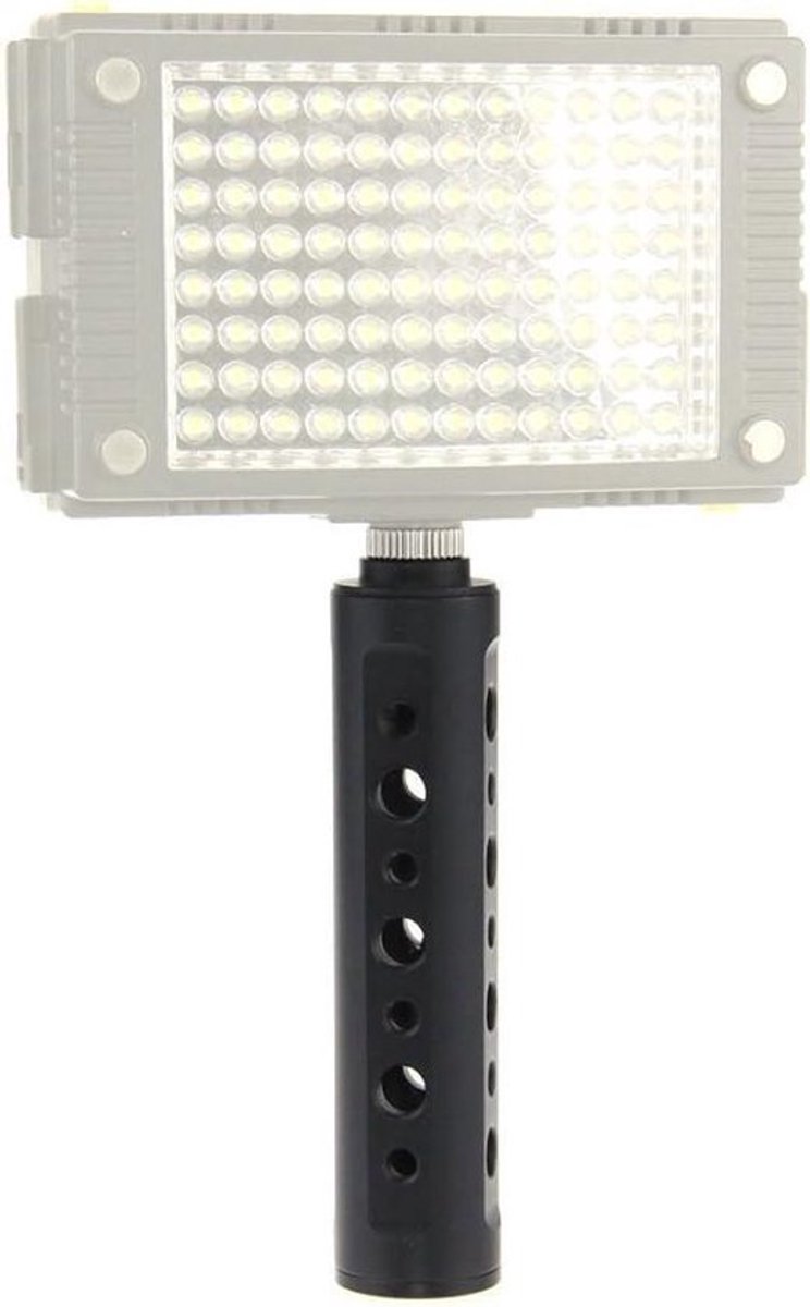 Aluminium Camera Handvat Grip voor DSLR-camera - Zwart - Stabilisator met 1/4" Mannelijke Schroefdraad