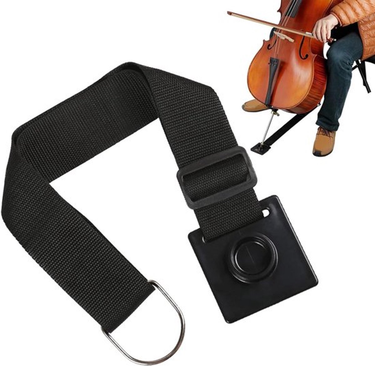Antislip Cello Endpin Anker Houder voor Stabiele Ondersteuning