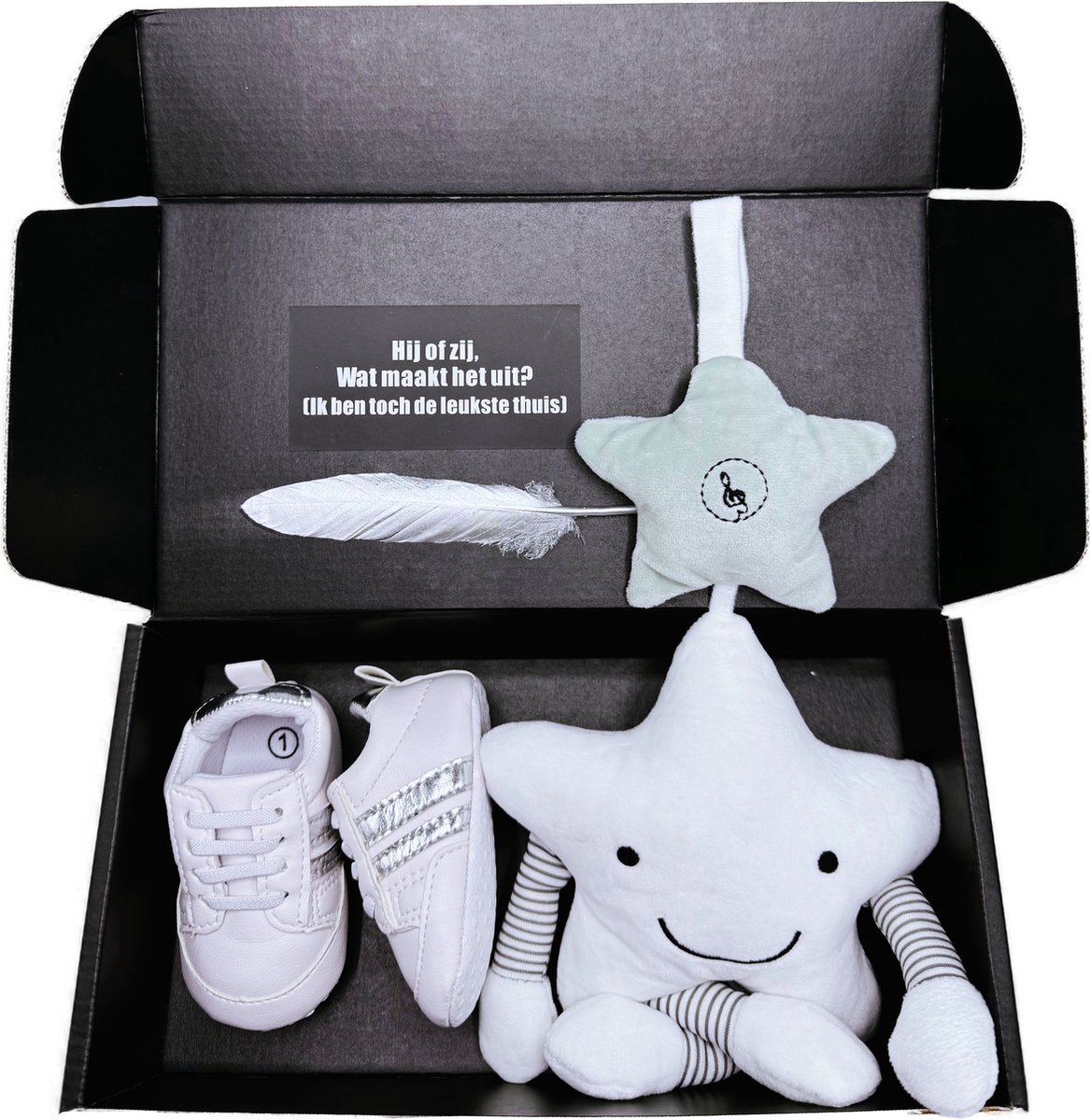 Kraamcadeau unisex - cadeau gender reveal - cadeau babyshower - cadeau zwangerschap