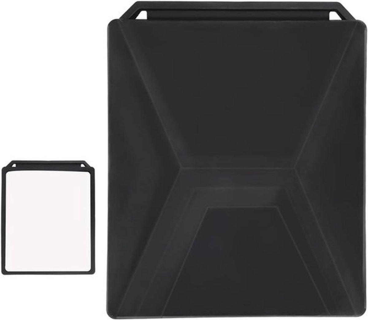 Siliconen Beschermhoes voor Mini Satellietantenne - Draagbare Case - Zwarte Sticker