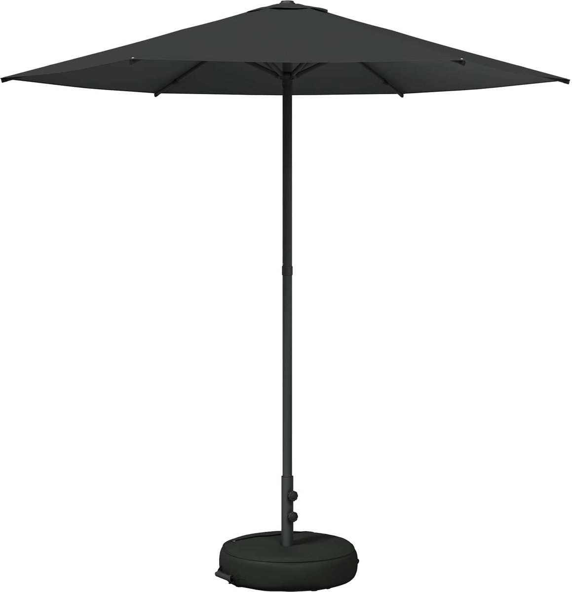 vidaXL - Tuinparasol - met - voet - 230 - x - 230 - cm - Polyester - Rechthoekig