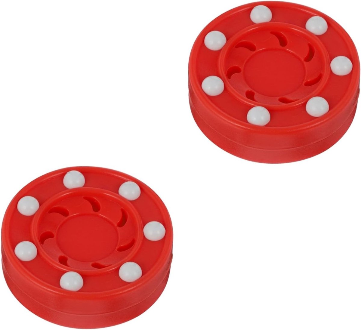 Professionele droogland hockeypucks voor speltraining - 2 stuks roller hockey accessoires voor street hockey en training