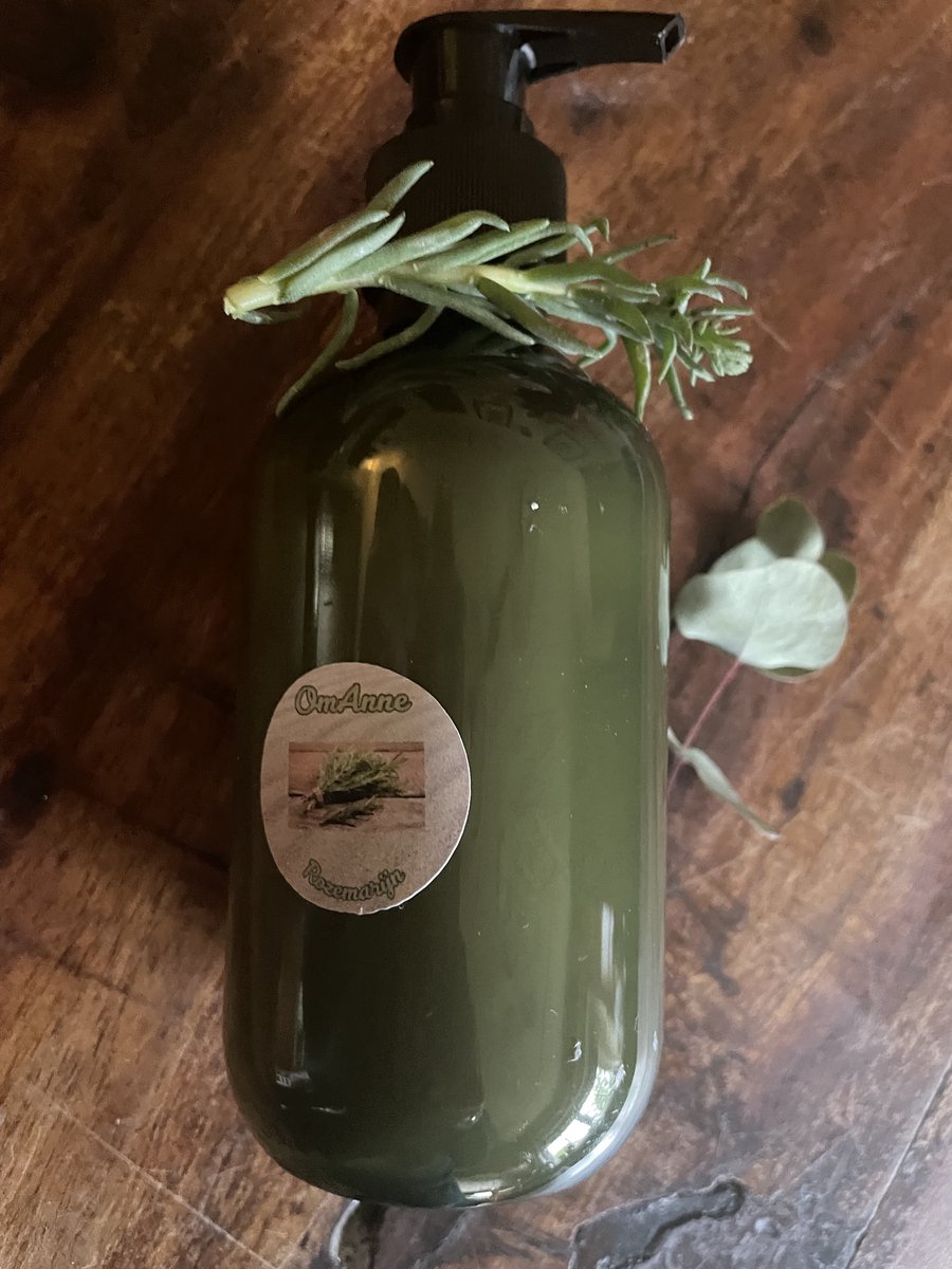 Conditioner Vloeibaar Rozemarijn 500 ml. Puur Natuur !! van OmAnne Prijs Inclusief Verzenden !!