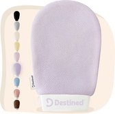 Destined® Exfoliating Glove - Scrub Handschoen - Lichaam & Gezicht - Scrub Detox - Verwijderen Van Dode Huidcellen - Amethyst