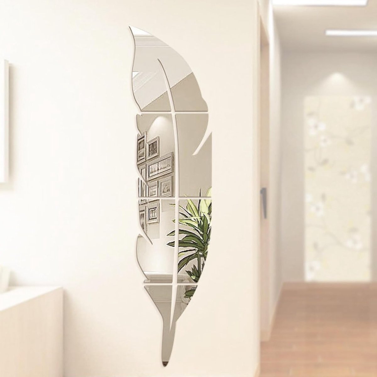 Zelfklevende Spiegeltegels van Acryl - Decoratieve Wandspiegels voor Slaapkamer, Badkamer en Woonkamer - Ideaal voor Gym en Hal Decoratie