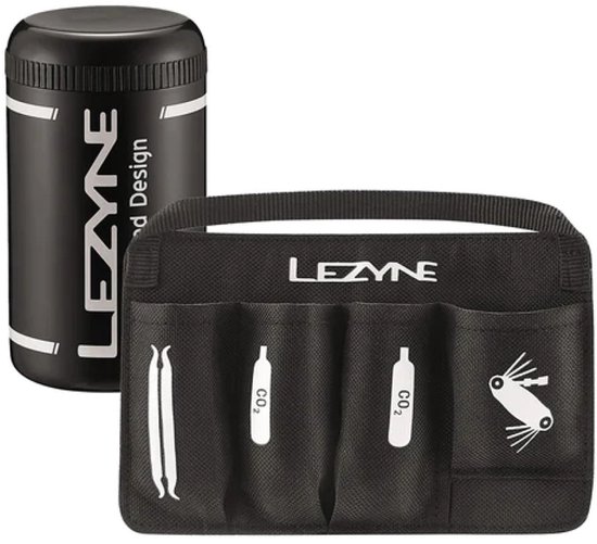 Lezyne Flow Caddy Bidonhouder - Gereedschap bidon - geschikt voor fietsen –500ml - Zwart van Lezyne — afbeelding 2