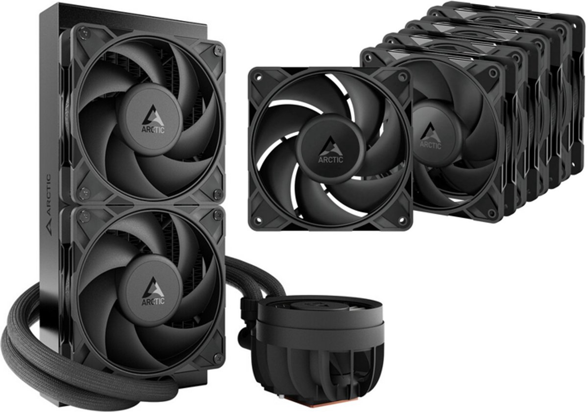 Arctic Cooling Combo 240 - Voordeelbundel - Liquid Freezer III Pro 240 + AMD bracket + P12 Pro PST 5-pack fans
