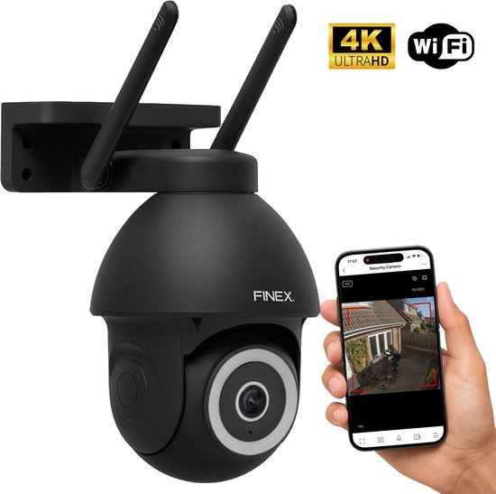 FinexHome Beveiligingscamera Pro 4K Ultra HD Buiten Met - FinexHome - €99,95