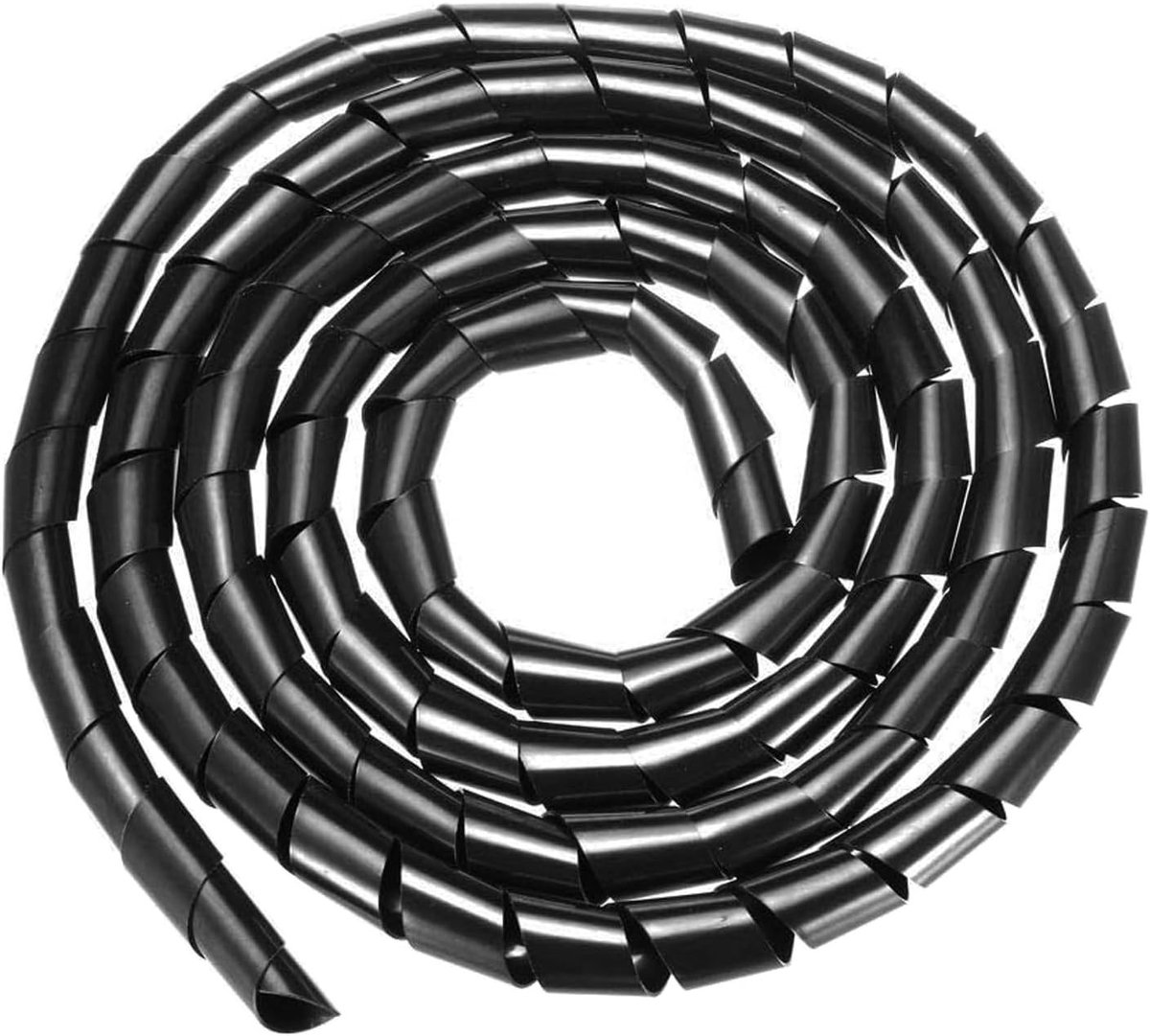 Kabelbescherming met Flexibele Spiraalslang voor Kabelorganisatie - Zwart, 5 m x 16 mm, Duurzaam en Praktisch