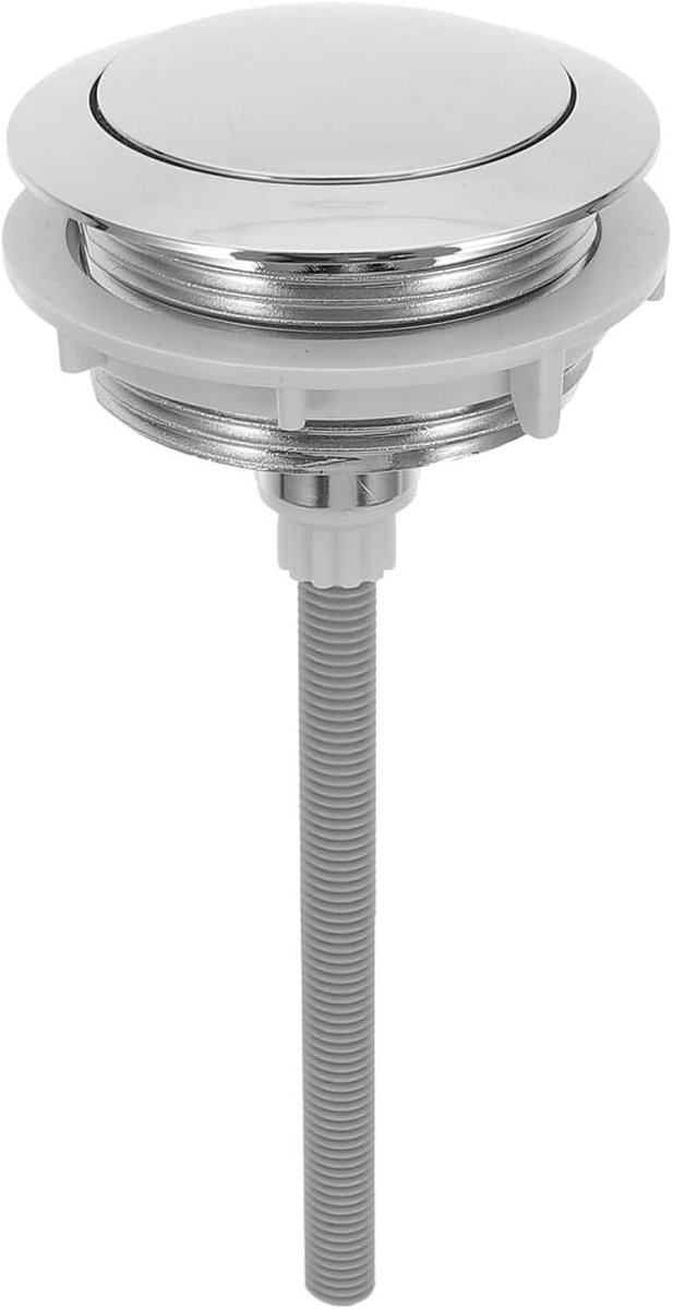 Toilettank Knop voor Enkelvoudige Spoeling - Universele Vervangknop voor Waterreservoir - Duurzaam en Eenvoudig te Installeren 15.5 * 6.3 * 6.3cm