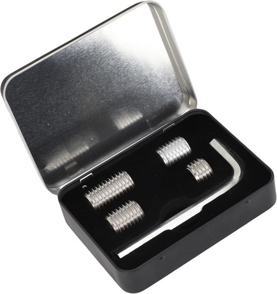 Verstelbare biljartkeu gewichten van aluminium - 0.3oz, 0.5oz, 1.0oz, 1.5oz - eenvoudig te installeren met hex sleutel voor optimale prestaties — afbeelding 2