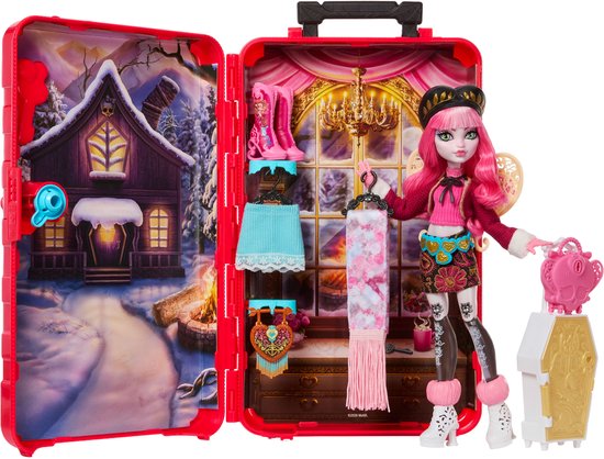 Monster High Skulltimate Secrets Cabinevakantie Speelset - Cupid Asteria Pop en Accessoires van Monster High — afbeelding 5