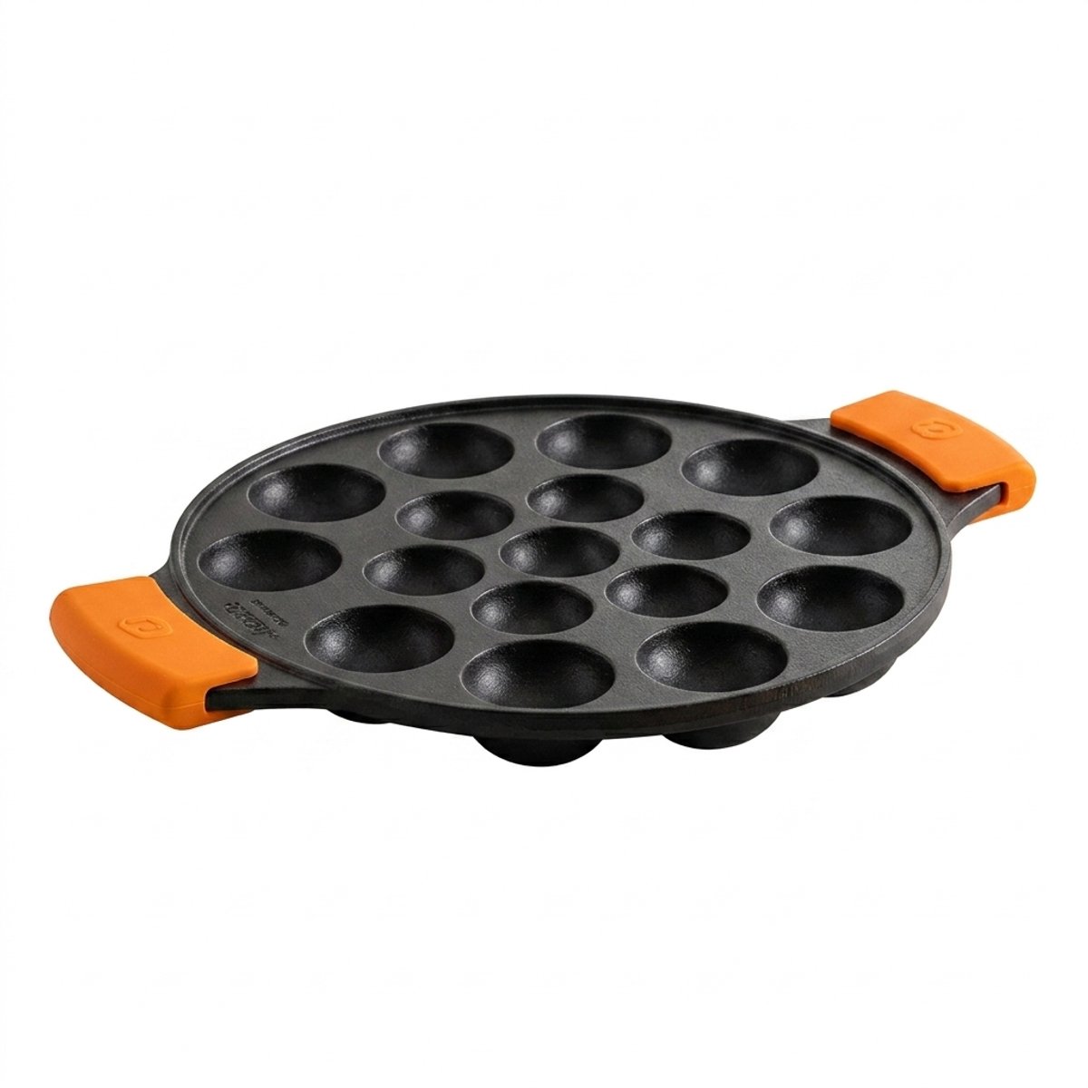 KAD® Poffertjespan - Poffertjespan Electrisch - Poffertjesmaker - Zwart - 24cm x 24cm x 2cm