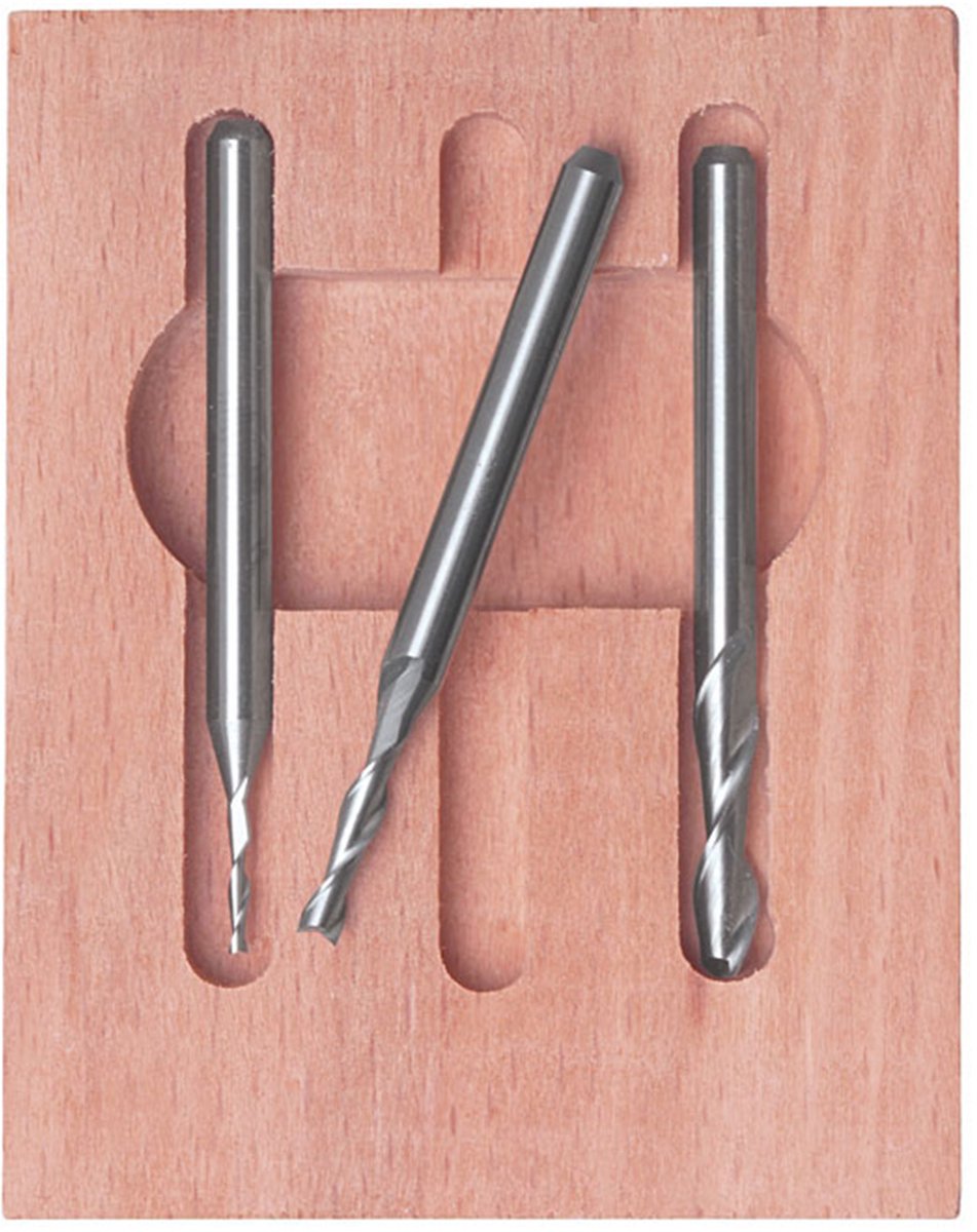Proxxon - Hardmet. Schachtfreesset 3-dlg. (Pr27116) - modelbouwsets, hobbybouwspeelgoed voor kinderen, modelverf en accessoires