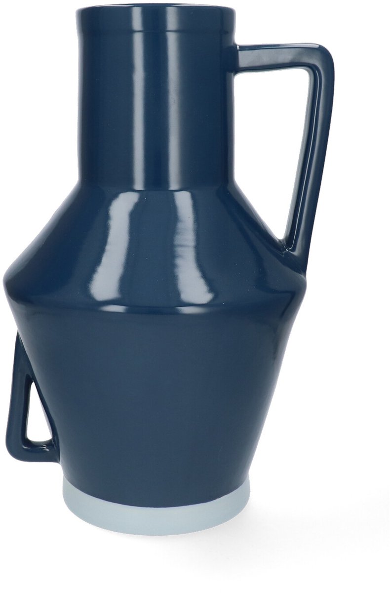 Return to Sender Vaas 45 cm Petrol met Handvat Blauw