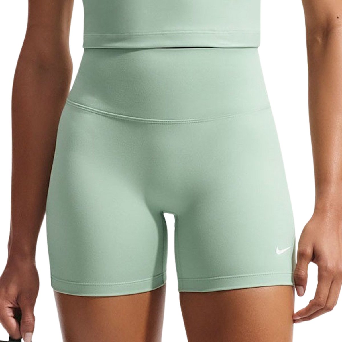 Nike Dri-FIT One High-Rise Short Tight Dames Groen