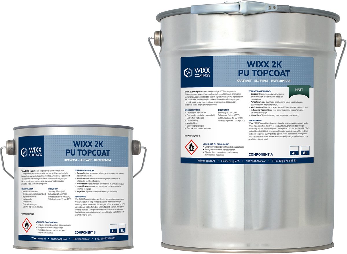 Wixx 2K PU Topcoat - 10L -