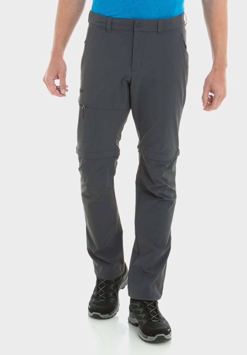 Schöffel Pants Koper1 Zip Off – Outdoor Kleding Broeken Afrits broeken Grijs