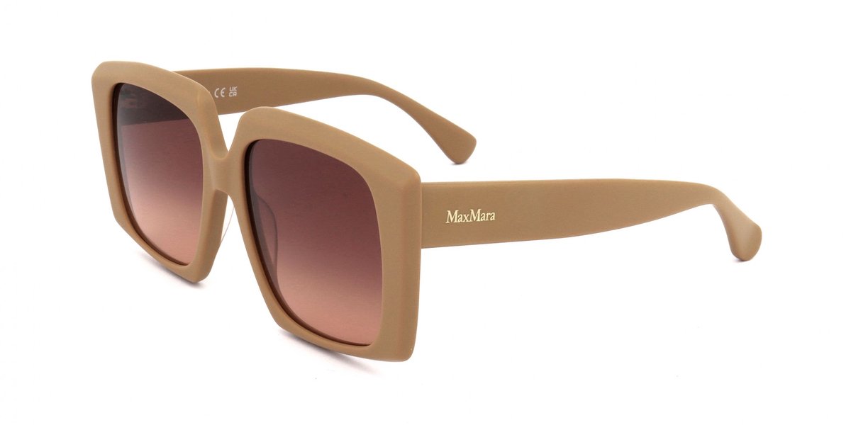 Maxmara MM0024 Matte light brown 56/17/145 WOMAN Zonnebrillen
