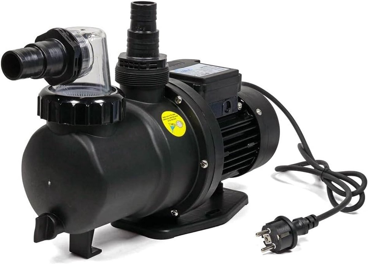 COIL Filterpompe Zwembad 8500 l/u – Circulatiepomp zwembad - zelfaanzuigend – 450W – Opvoerhoogte max. 9m - voor zwembaden tot 35m³